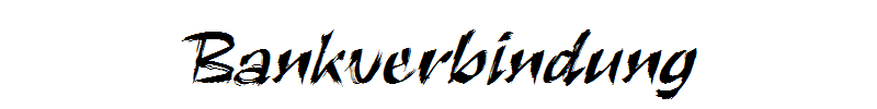 Bankverbindung Bankverbindung